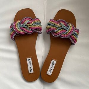 Sparkly flat sandals